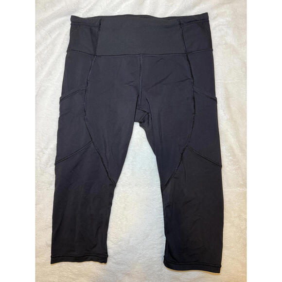 Pants - Lululemon Black Women's Capri Leggings Size 10